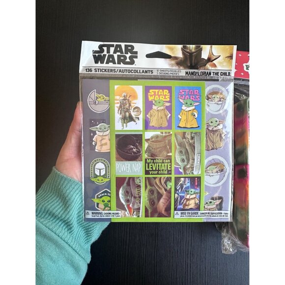 Grogu sticker pack (136 pcs) + bubble pop pencil case! Fun stationery - Picture 5 of 10